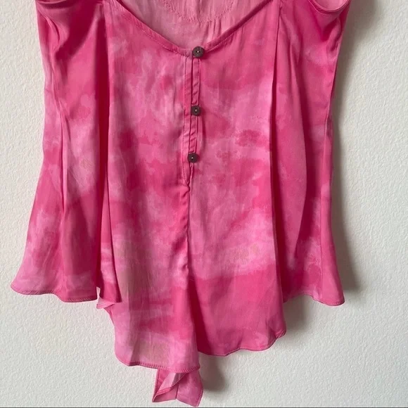 Free People Intimately Pink Luella Tie Dye Lace Bodysuit XS - Picture 12 of 15